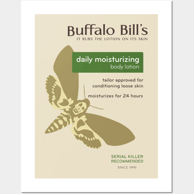 Buffalo Bill's Body Lotion Wall Art by ClarkStreetPress